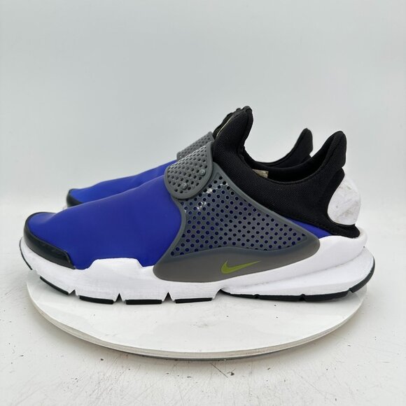 Nike Sock Dart Men Size 13 911404-400 Paramount Blue Laceless Training Shoes - Picture 1 of 11